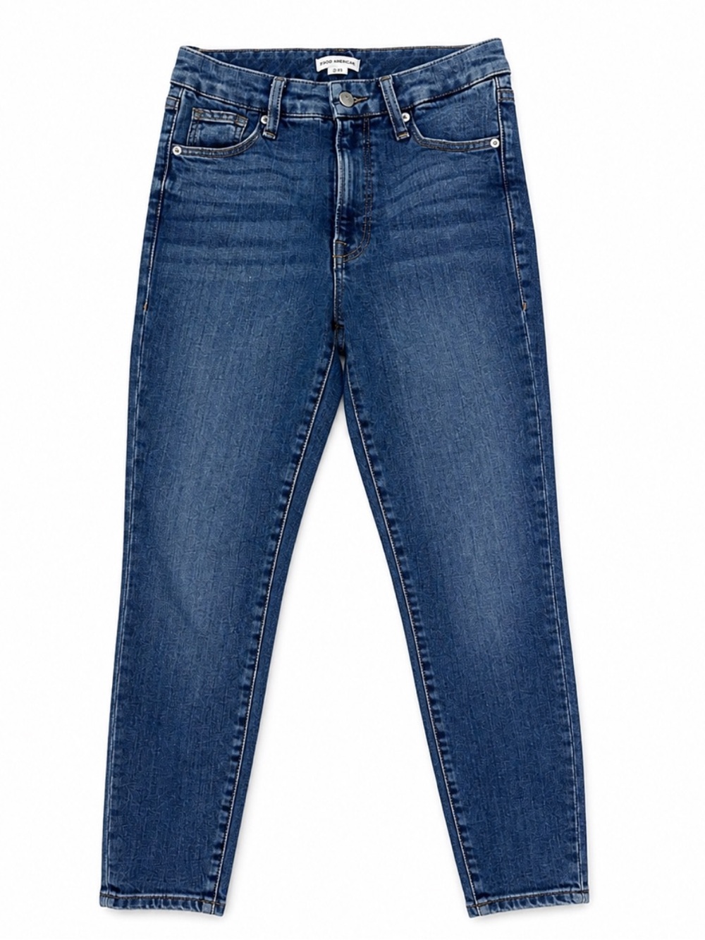 Good American Indigo Ankle Jeans Size 0/25 EUC